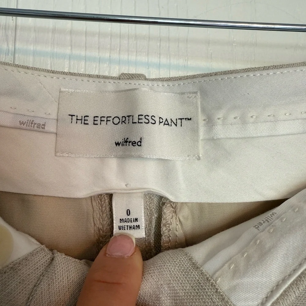 Aritzia Effortless Linen Pant Wilfred